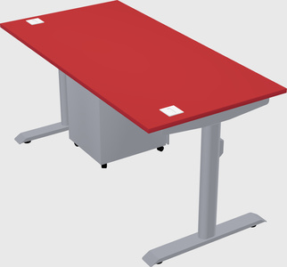 Dual motor electric desk