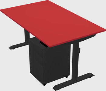 Dual motor electric desk