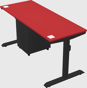 Dual motor electric desk