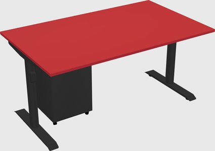 Dual motor electric desk