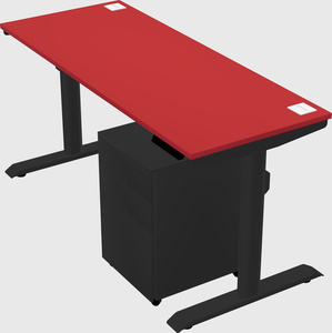 Dual motor electric desk