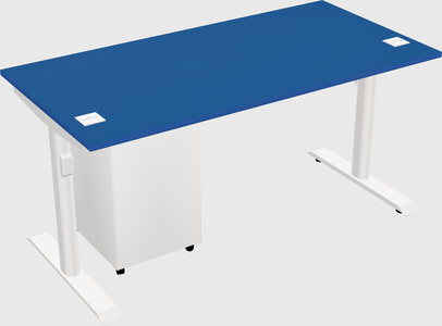 Dual motor electric desk