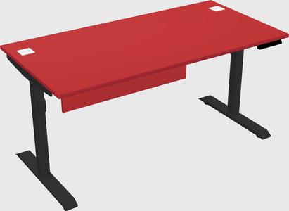 Dual motor electric desk