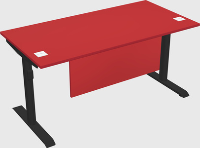 Dual motor electric desk