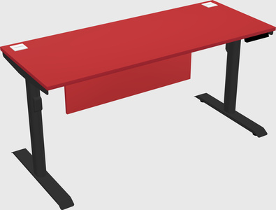 Dual motor electric desk