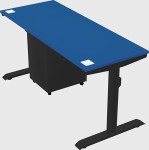 Dual motor electric desk