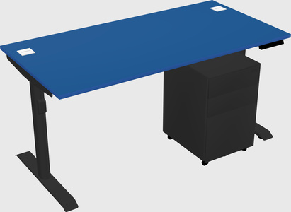 Dual motor electric desk