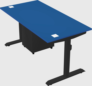 Dual motor electric desk