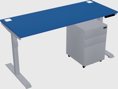 Dual motor electric desk