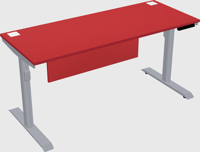 Dual motor electric desk