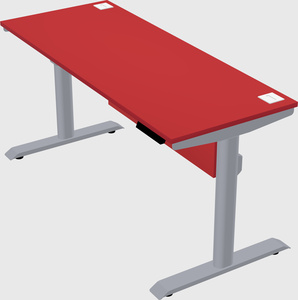 Dual motor electric desk