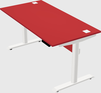 Dual motor electric desk