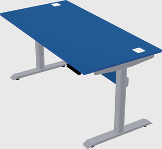 Dual motor electric desk