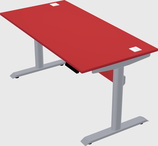 Dual motor electric desk
