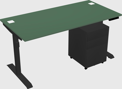 Dual motor electric desk