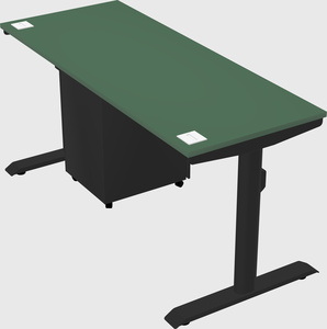 Dual motor electric desk