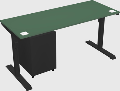 Dual motor electric desk