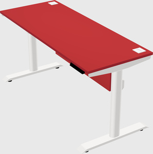 Dual motor electric desk