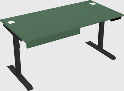 Dual motor electric desk