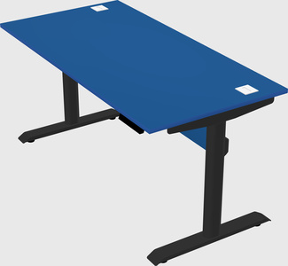 Dual motor electric desk