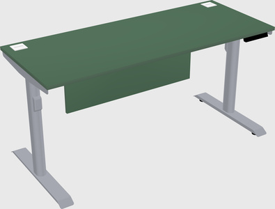 Dual motor electric desk