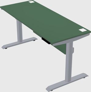 Dual motor electric desk