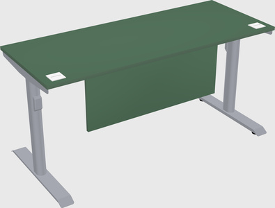 Dual motor electric desk