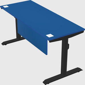 Dual motor electric desk