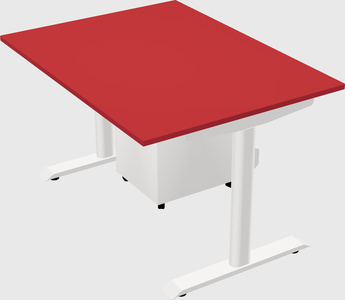 Dual motor electric desk