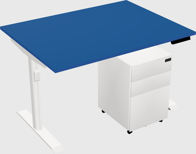 Dual motor electric desk