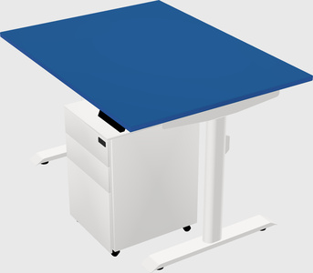 Dual motor electric desk