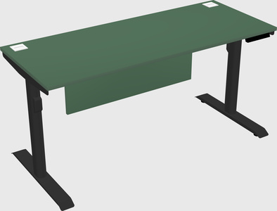 Dual motor electric desk