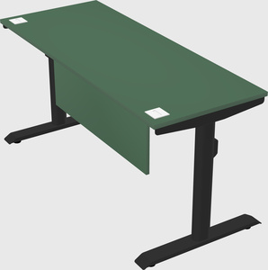 Dual motor electric desk