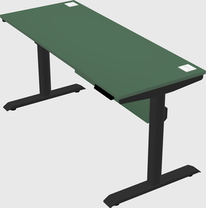 Dual motor electric desk