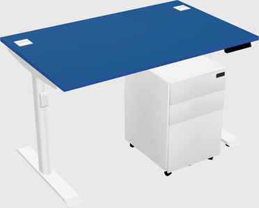 Dual motor electric desk