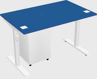 Dual motor electric desk