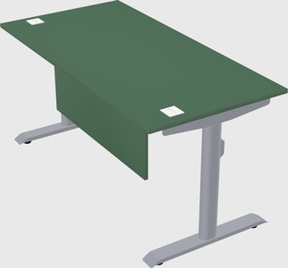 Dual motor electric desk