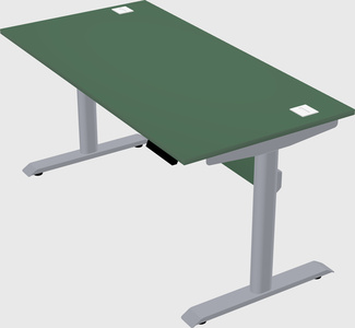 Dual motor electric desk