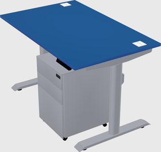 Dual motor electric desk