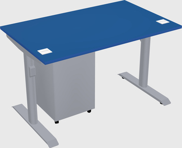 Dual motor electric desk