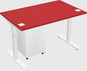 Dual motor electric desk