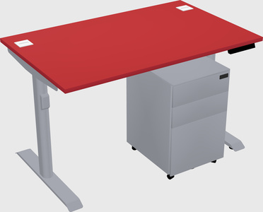 Dual motor electric desk