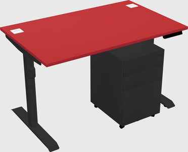 Dual motor electric desk