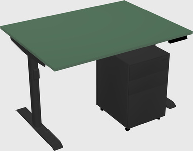 Dual motor electric desk