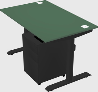 Dual motor electric desk