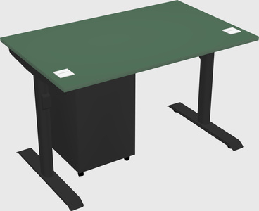 Dual motor electric desk
