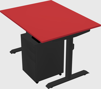 Dual motor electric desk