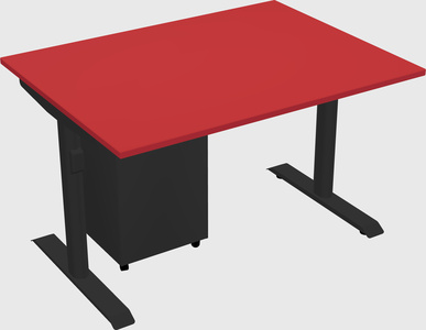 Dual motor electric desk
