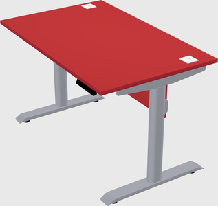 Dual motor electric desk