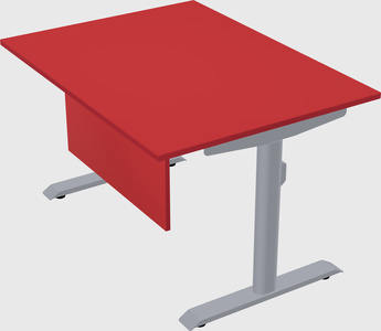 Dual motor electric desk